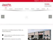 Tablet Screenshot of carretillasvillalta.es